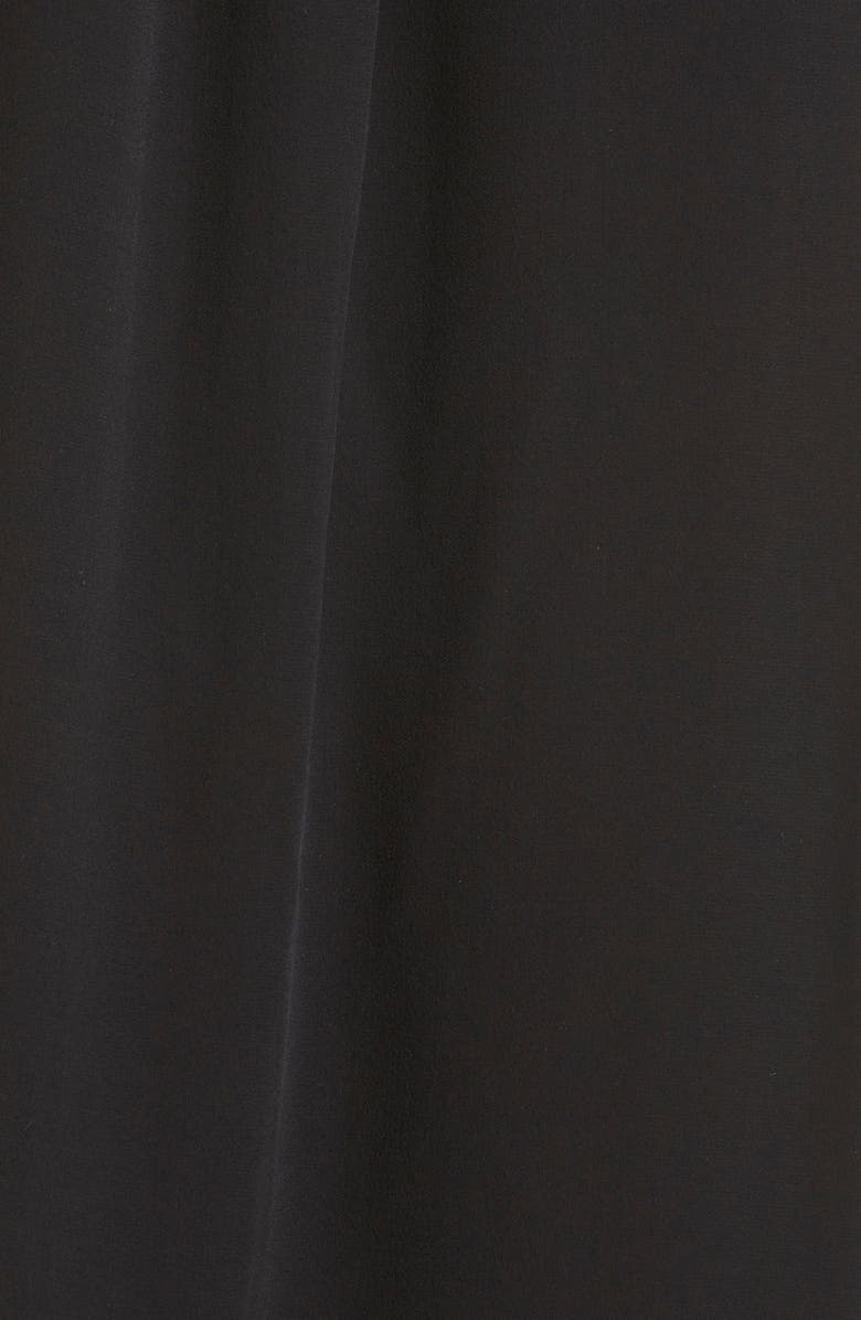 Eileen Fisher Mandarin Collar Silk Shirtdress, Alternate, color, 