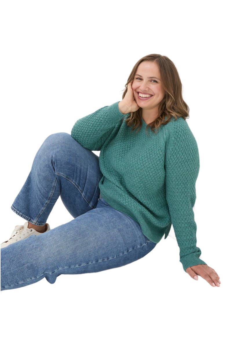 FatFace Women's Plus Size Ella Textured Sweater, Alternate, color, 
