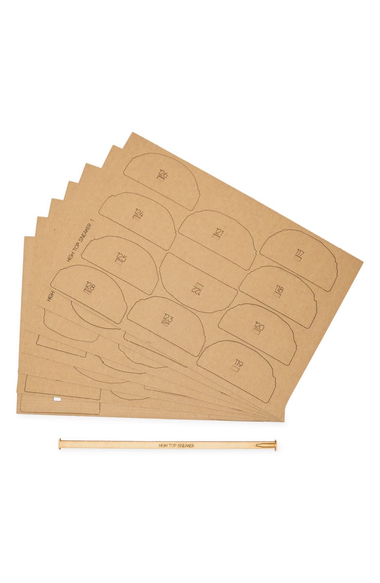 Cartonic 3D Cardboard Sculpture Puzzle, Alternate, color, Sneaker