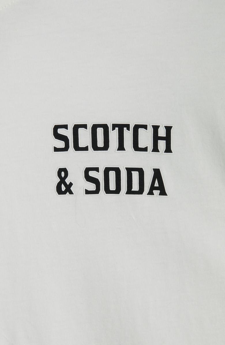 Scotch & Soda Logo Graphic T-Shirt, Alternate, color, Star White
