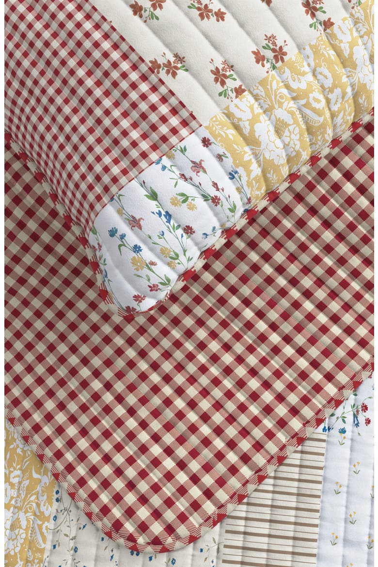 Cottage Floral Patchwork Quilt Set, Alternate, color, COTTAGE FLORAL PATCHWORK