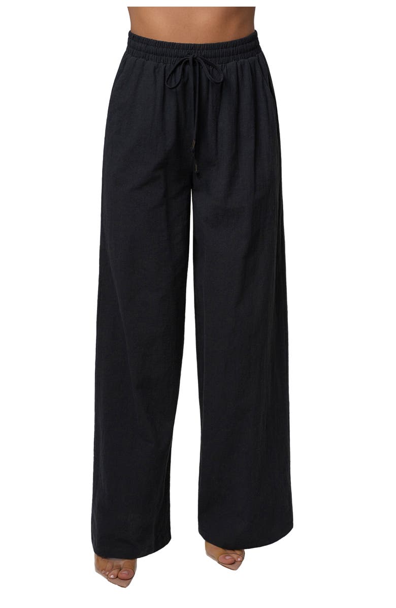 JLUXLABEL Marina Two-Piece Pant Set, Alternate, color, Black