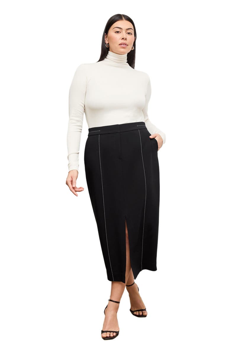 M.M.LaFleur Axam Turtleneck - Ribbed Pima Cotton, Main, color, 