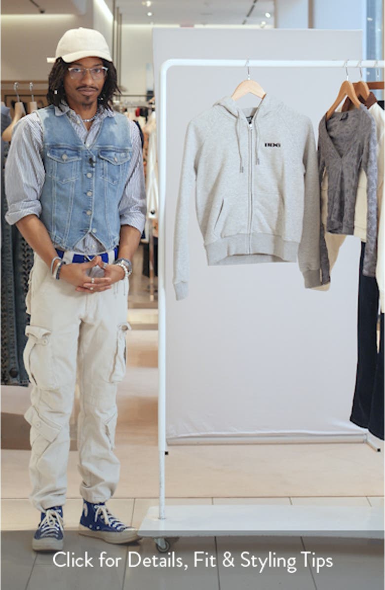 Shrunken Zip Hoodie, sales video thumbnail