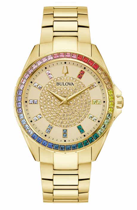 BULOVA Phantom Crystal Bracelet Watch, 40mm
