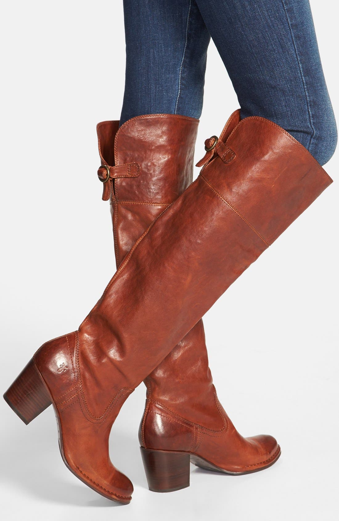 'Lucinda Slouch' Over the Knee Boot, Alternate, color, WHISKEY