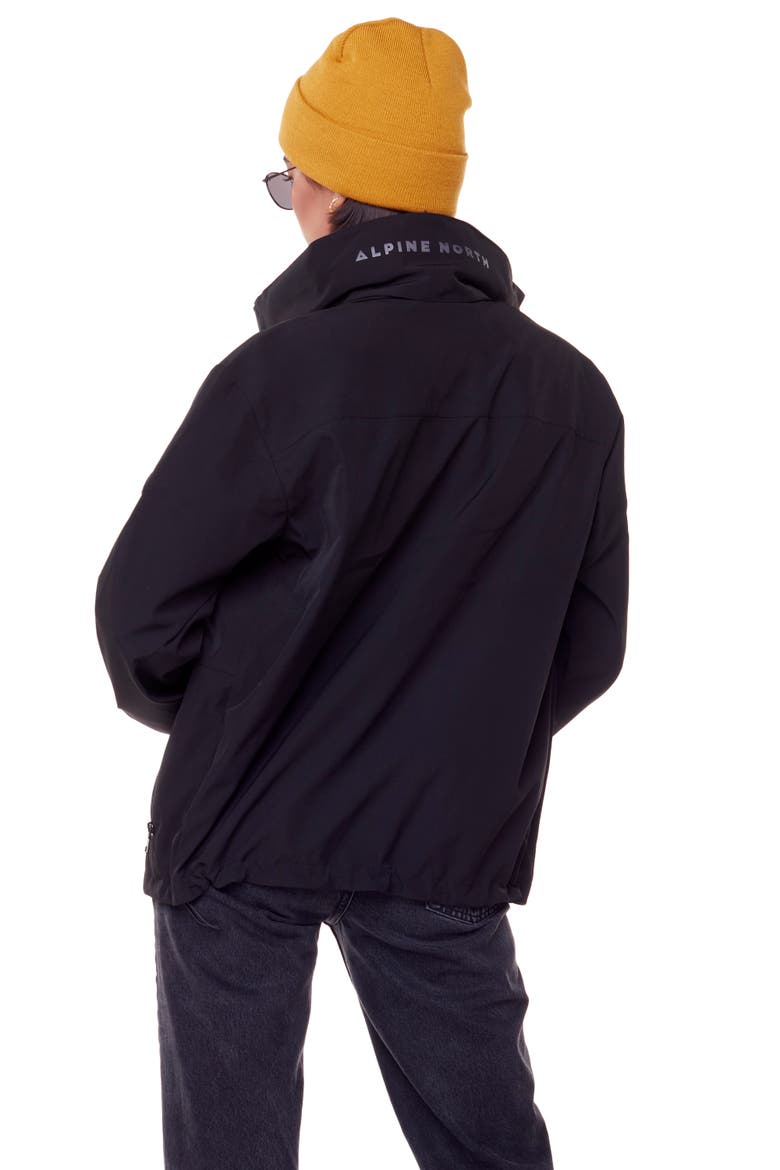 CARMACKS - Men's Midweight Rain Shell Jacket, Alternate, color, BLACK