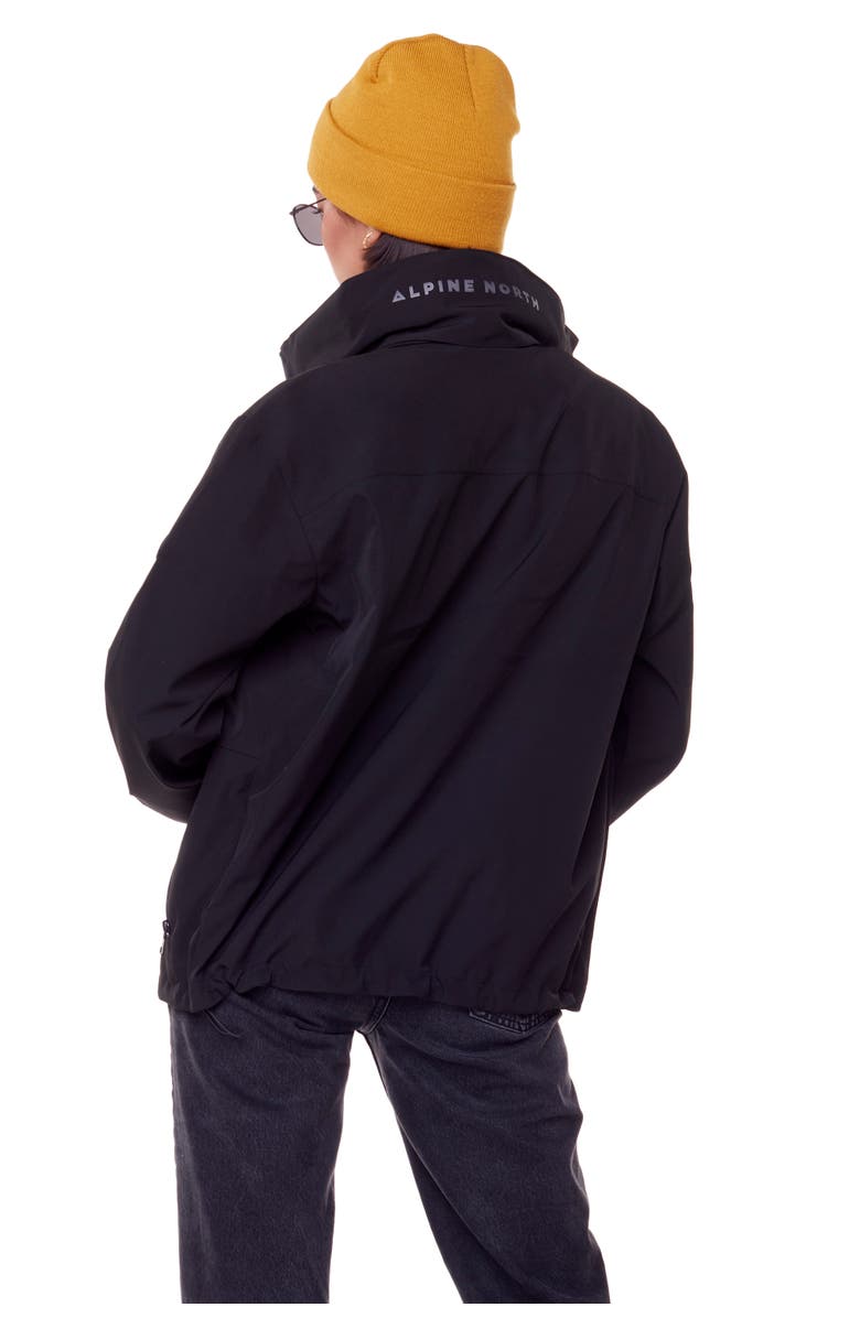 Alpine North CARMACKS - Men's Midweight Rain Shell Jacket, Alternate, color, Black