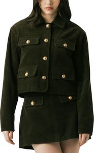 BLANKNYC Crop Corduroy Jacket