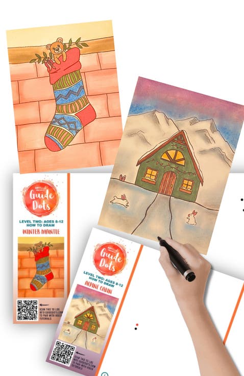 Add-On Art Rolls for Guide Dots Level 2 Art Kits - Age 8+