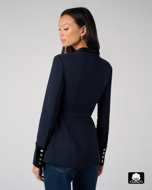 Weworewhat Military Blazer In Blue