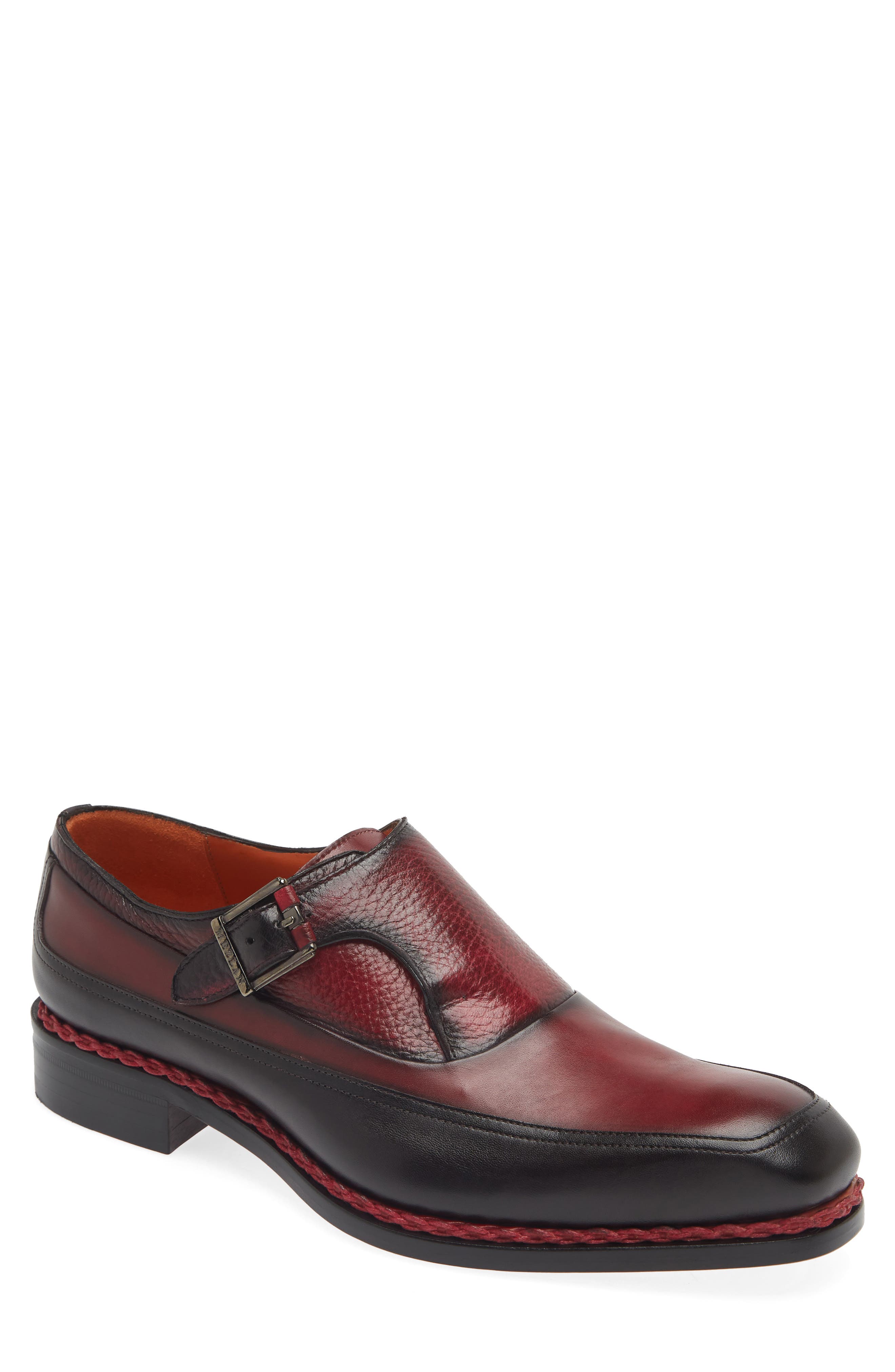 Mezlan Artesano Monk Strap Shoe, Main, color, 