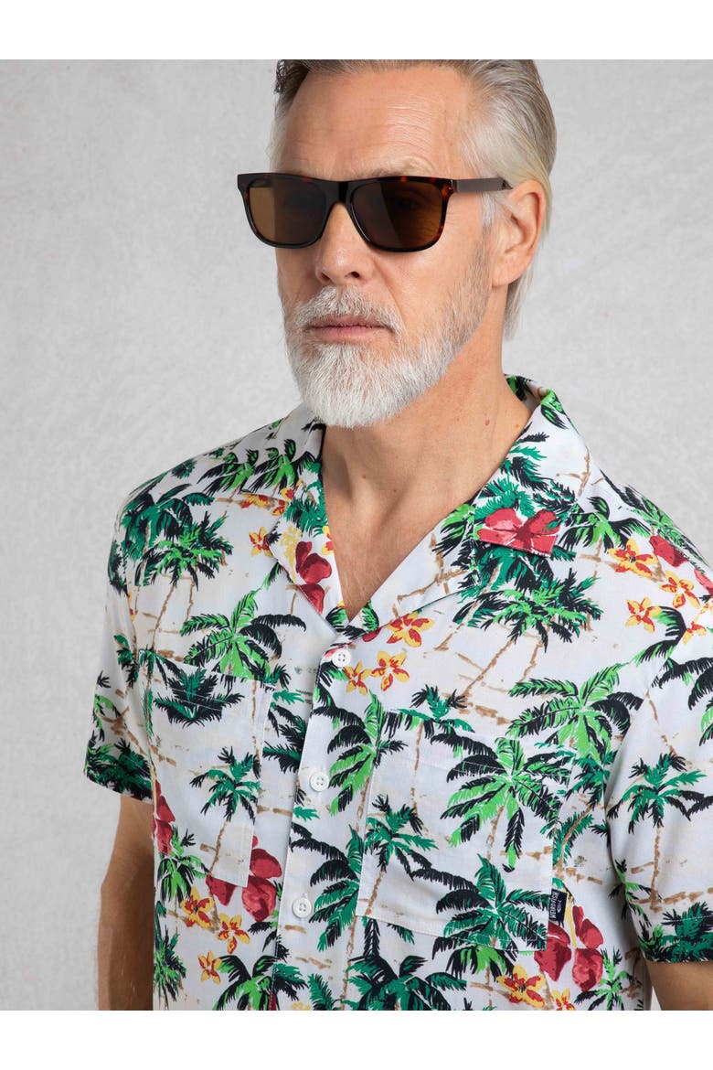 Holborn Hawaiian Shirt, Alternate, color, Peapod
