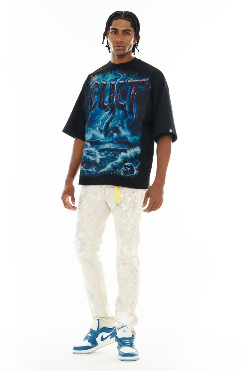 Cult of Individuality Crewneck Graphic T-Shirt, Alternate, color, 