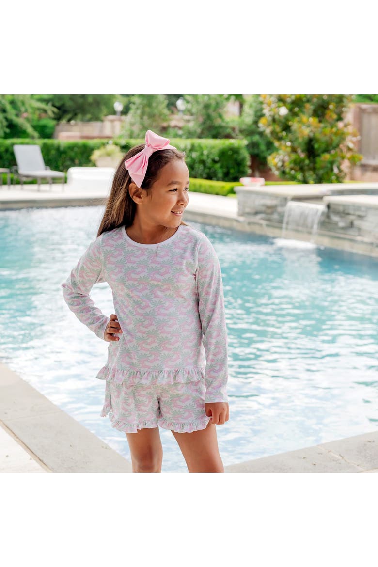 Rorie Girls' Short Set, Alternate, color, Poolside Palms