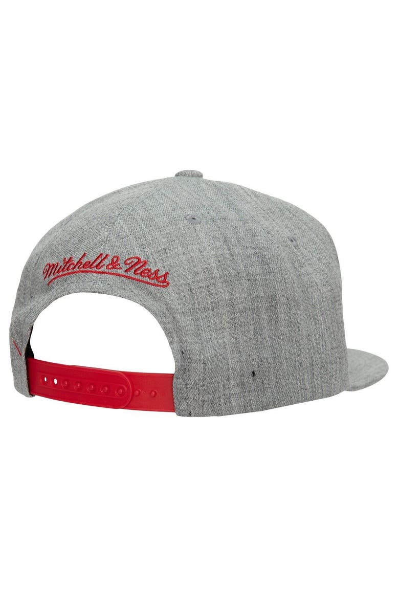 Mitchell & Ness Men's Mitchell & Ness Heather Gray Houston Rockets Hardwood Classics 2.0 Snapback Hat, Alternate, color, 