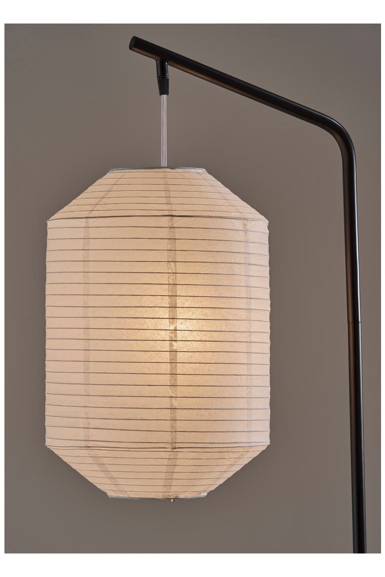 Keanu Floor Lamp, Alternate, color, BLACK