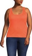 Lands' End Pointelle Rib UNeck Tank