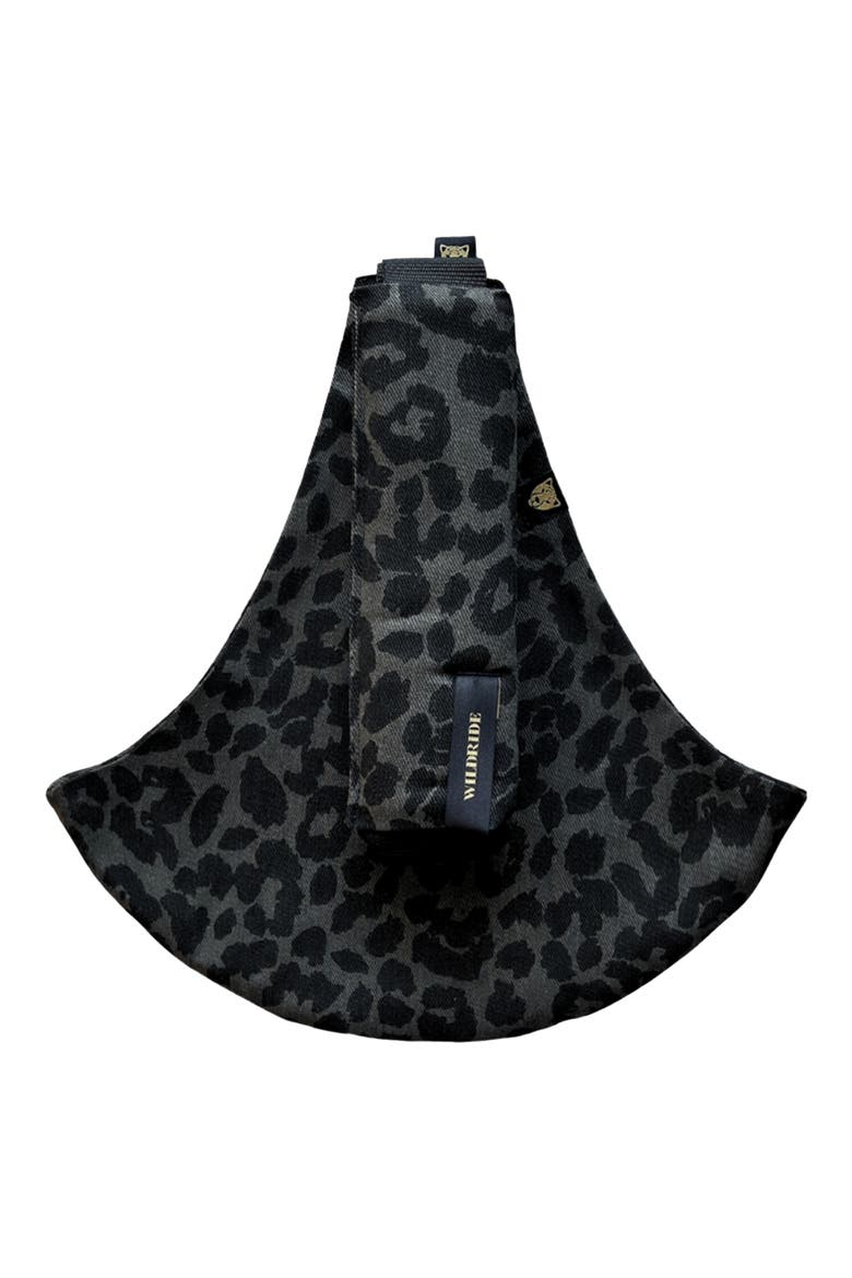 Print Toddler Carrier, Alternate, color, GREY/ BLACK LEOPARD PATTERN