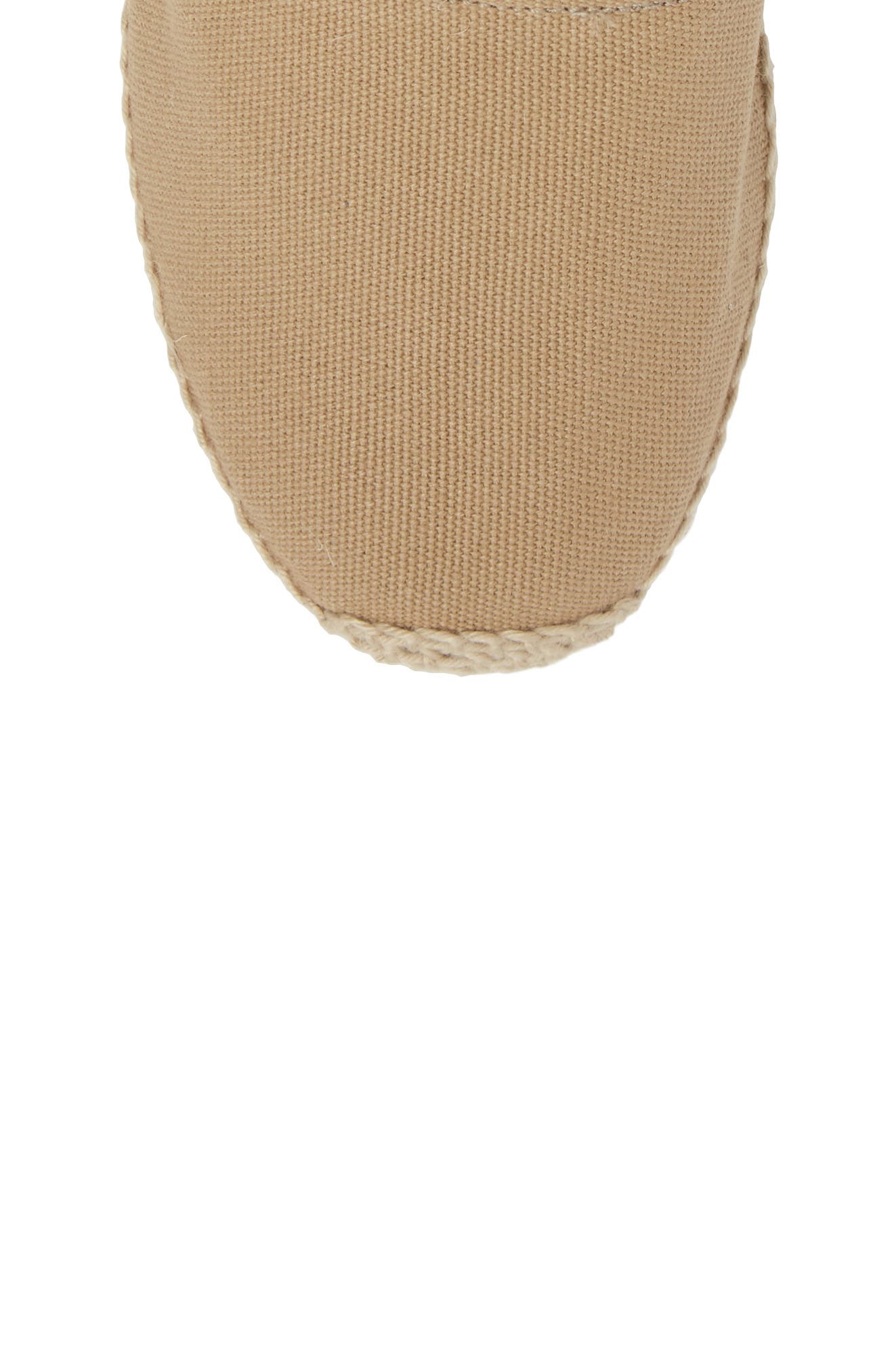 Valencia Wraparound Espadrille Wedge, Alternate, color, STONE FABRIC