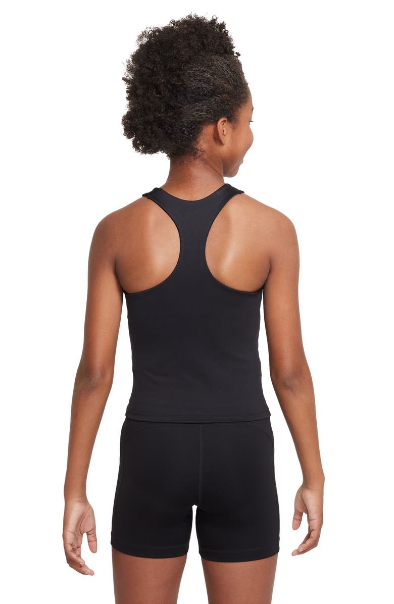 Nike Kids' Dri-FIT Sports Bra Tank, Alternate, color, 010 Black/White