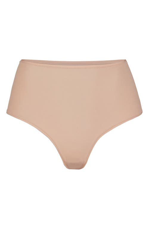 Skims Fits Everybody High Waist Thong In Neutral