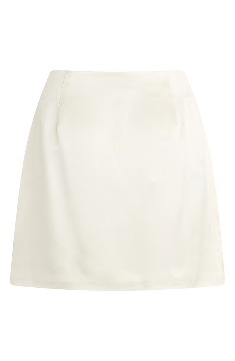 Favorite Daughter The Love Struck Cotton Wrap Miniskirt, Alternate, color, Ivory