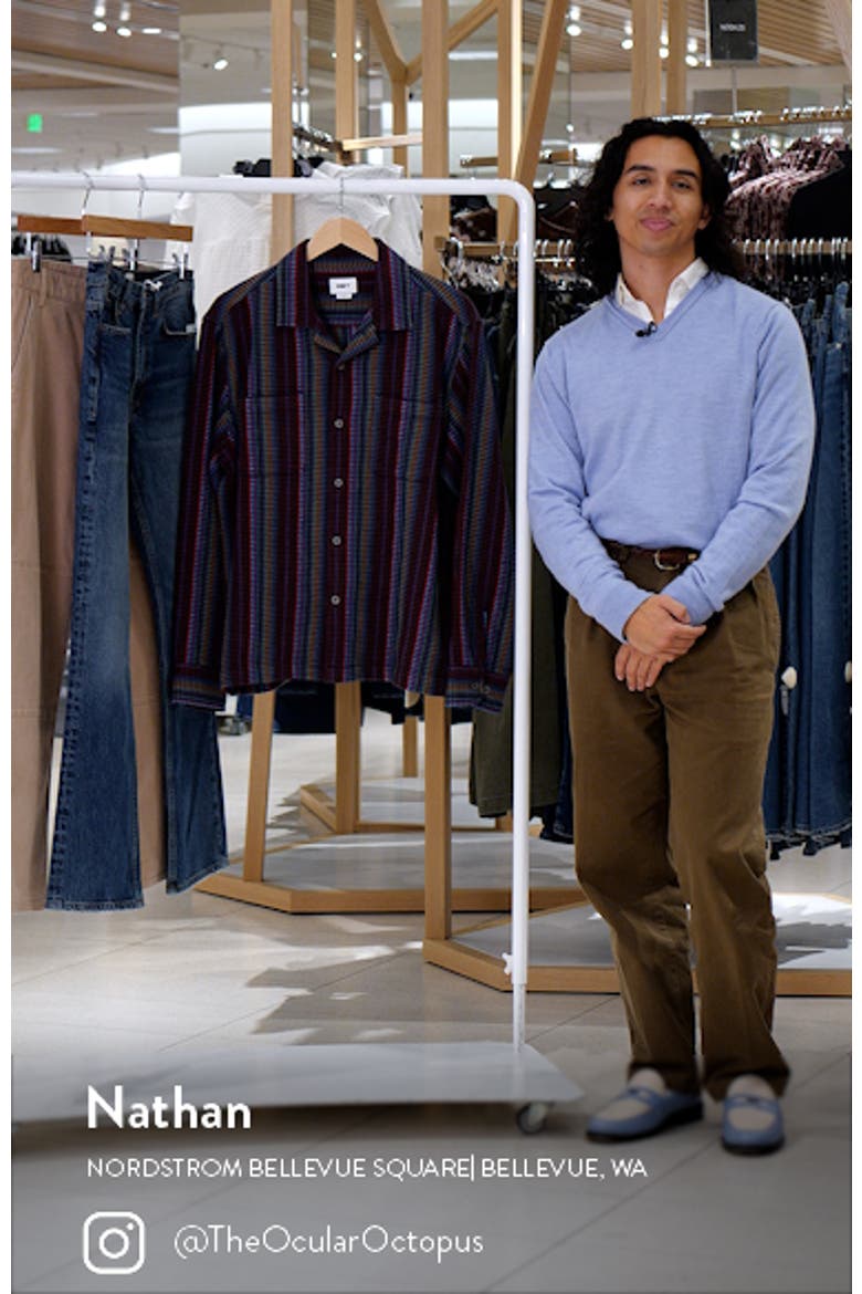 Wanderer Stripe Long Sleeve Camp Shirt video