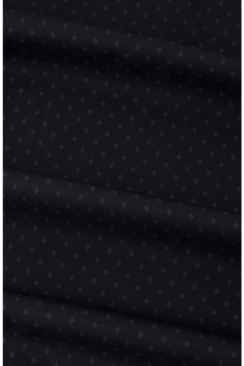 Slim Fit 4-Way Stretch Button Up Shirt, Alternate, color, BLACK