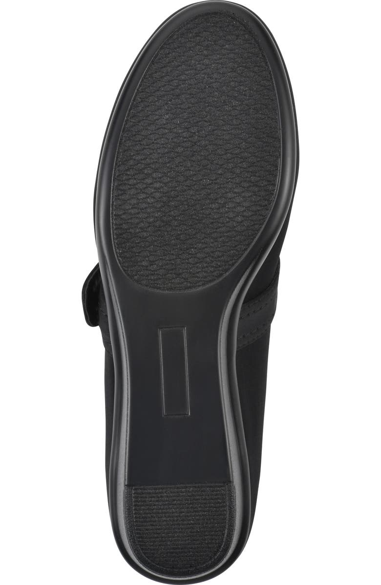 CLIFFS BY WHITE MOUNTAIN Brightly Mary Jane Wedge Pump, Alternate, color, Black/ Nylon