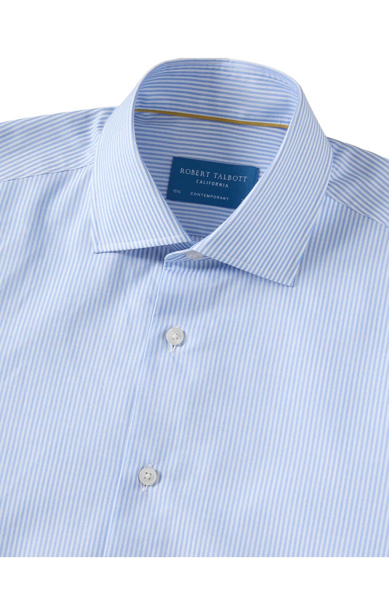 Robert Talbott Reynolds Dobby Stripe Shirt in Contemporary Fit, Alternate, color, Blue