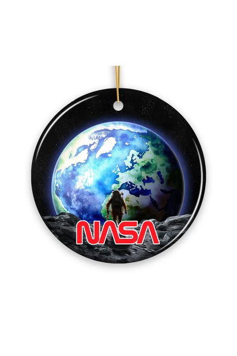 Astronaut Space Mission Planets Ornament - Version 2