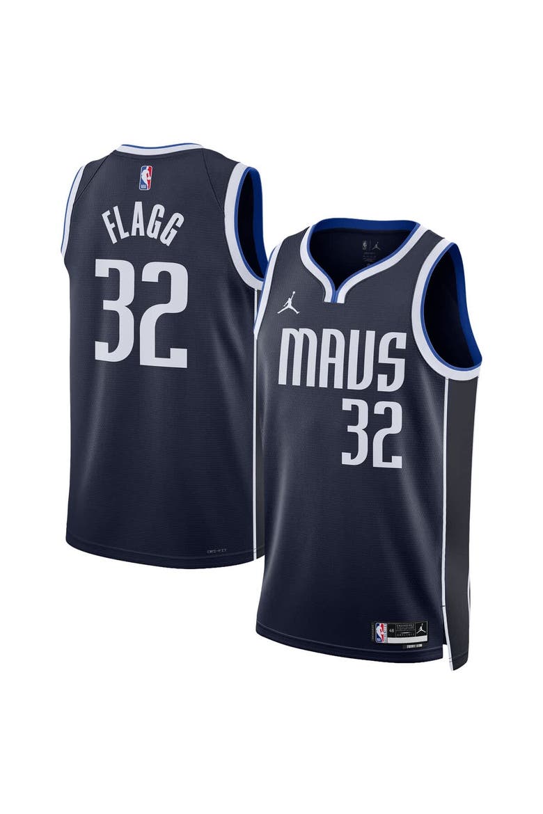 Unisex Jordan Brand Cooper Flagg Navy Dallas Mavericks Swingman Jersey - Statement Edition, Main, color, Navy