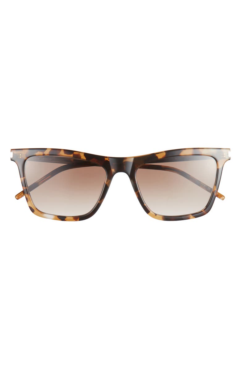 Saint Laurent 55mm Square Sunglasses, Main, color, 