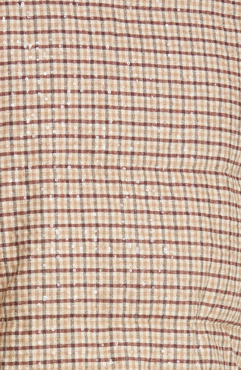 Brunello Cucinelli Check Down Quilted Vest, Alternate, color, 