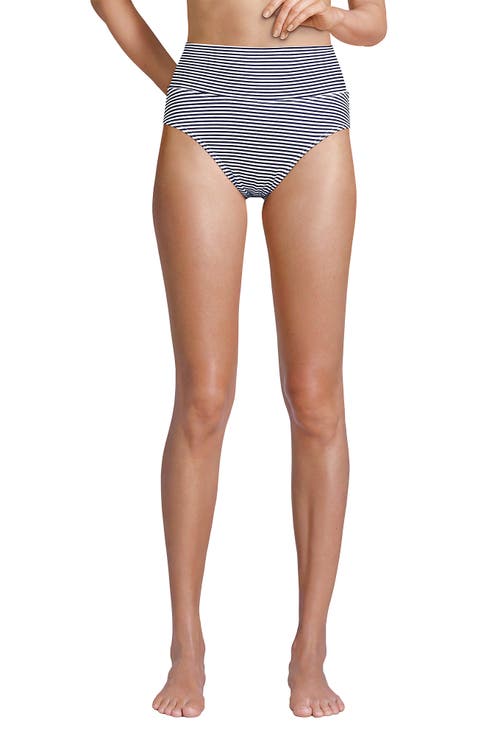 Chlorine Resistant Pinchless High Waisted Bikini Bottoms