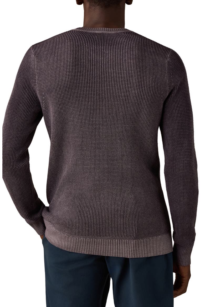 Sunwash Organic Cotton Crewneck Sweater, Alternate, color, LILAC TWILIGHT