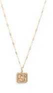 MIRANDA FRYE Harlow Initial Pendant Necklace