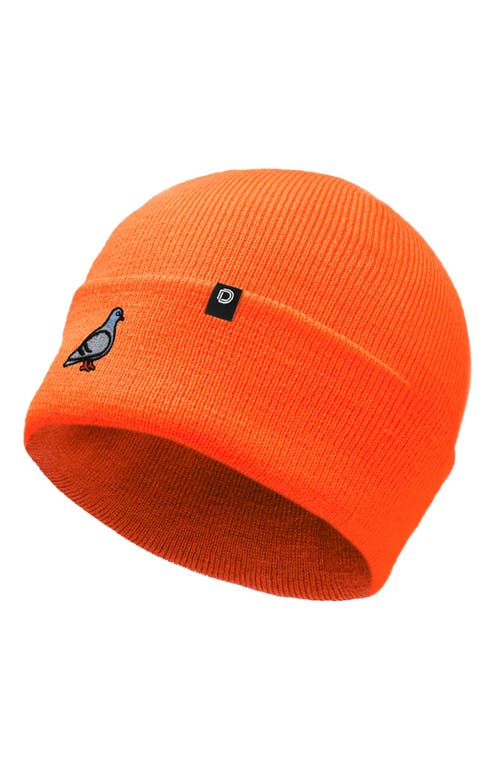 Dalix Pigeon Beanie Cap In Orange