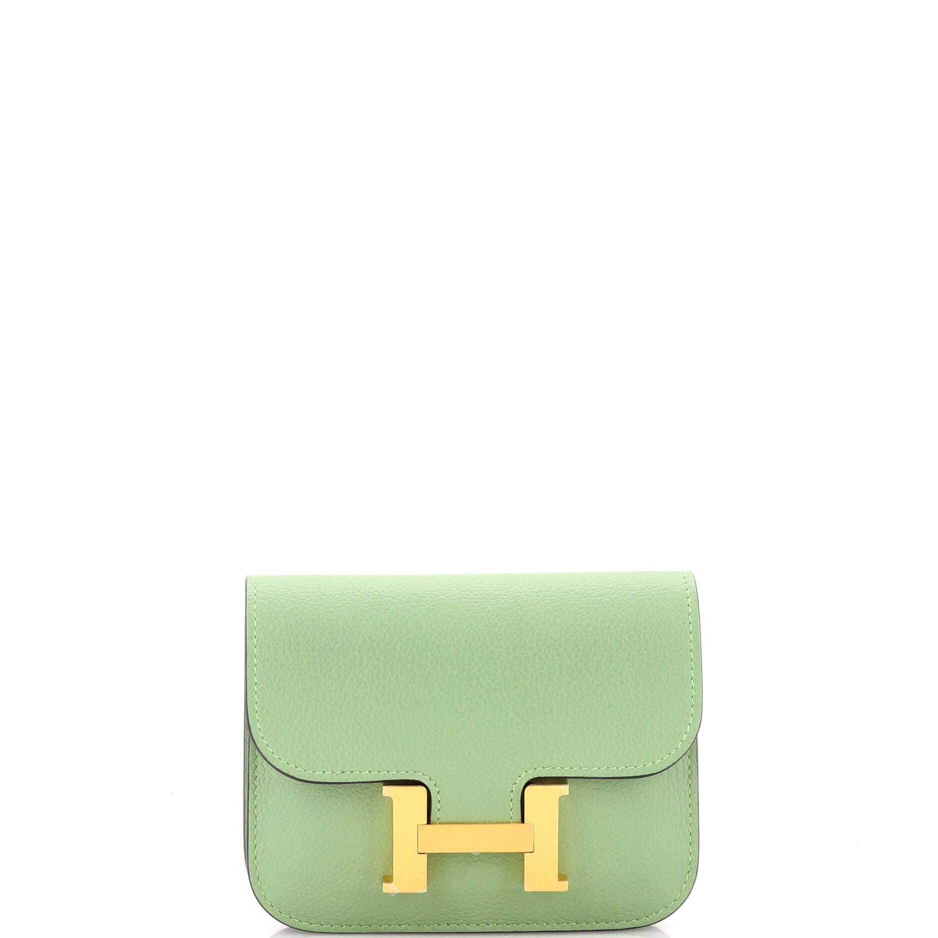 Constance Slim Wallet Evercolor, Main, color, Green
