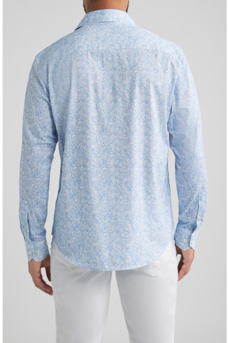 James OoohCotton® Floral Button-Up Shirt, Alternate, color, AIR BLUE