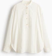 H&M Lace-trimmed Blouse