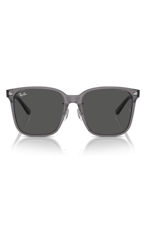 Slim Square 57mm Sunglasses