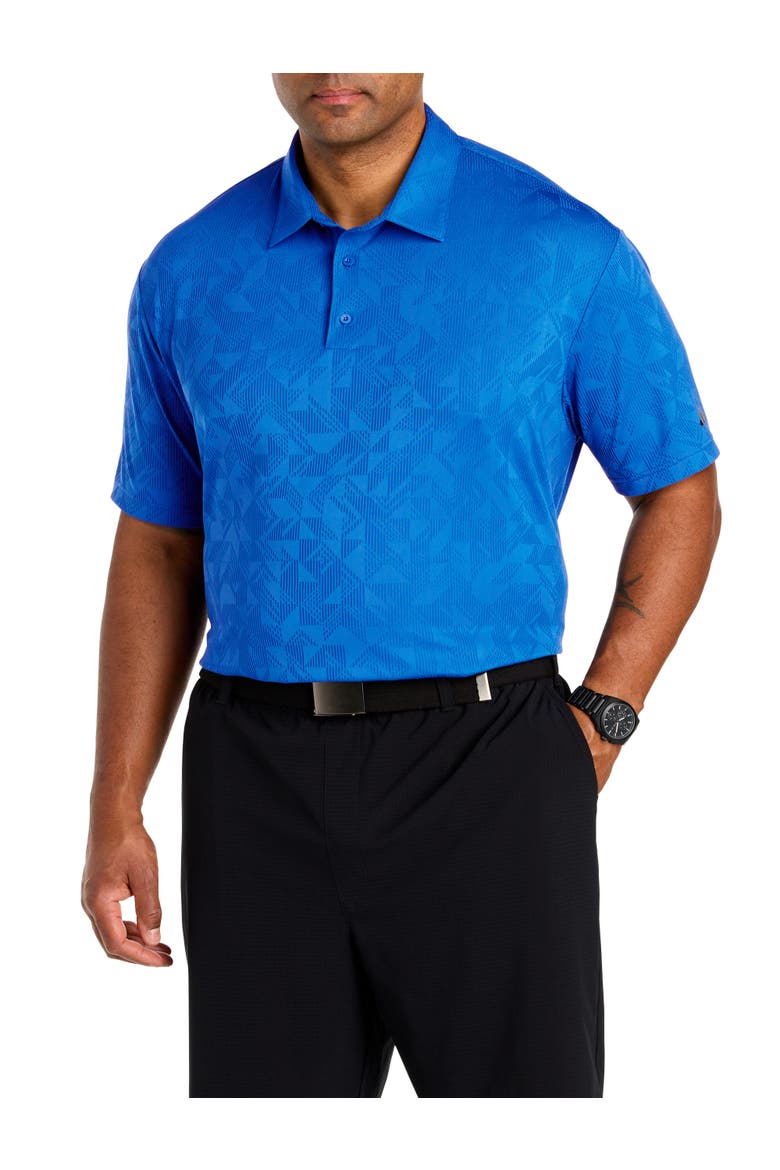 Big & Tall 365 Climacool Jacquard Polo Shirt, Main, color, LUCID RAY BLUE