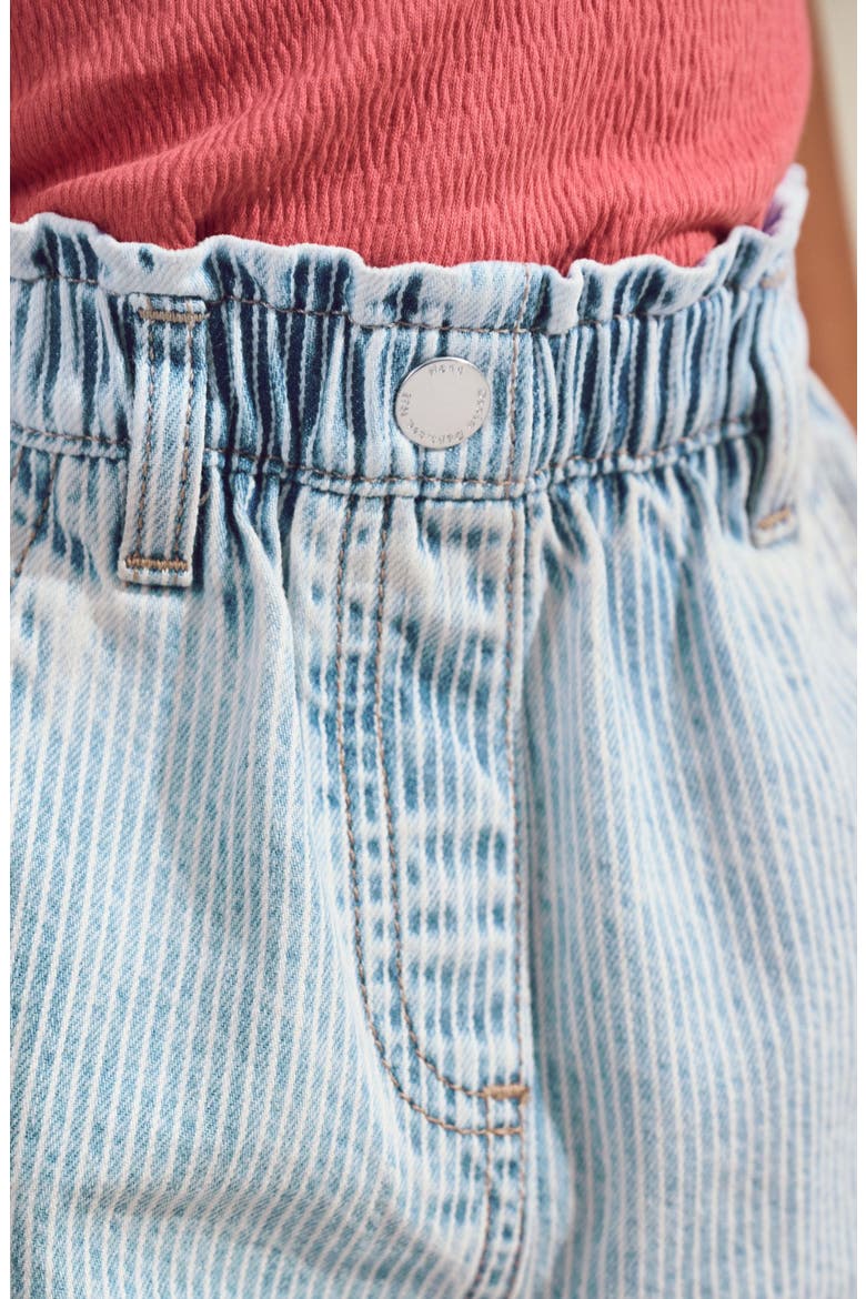 Kids' Stripe Embroidery Jeans, Alternate, color, BLUE