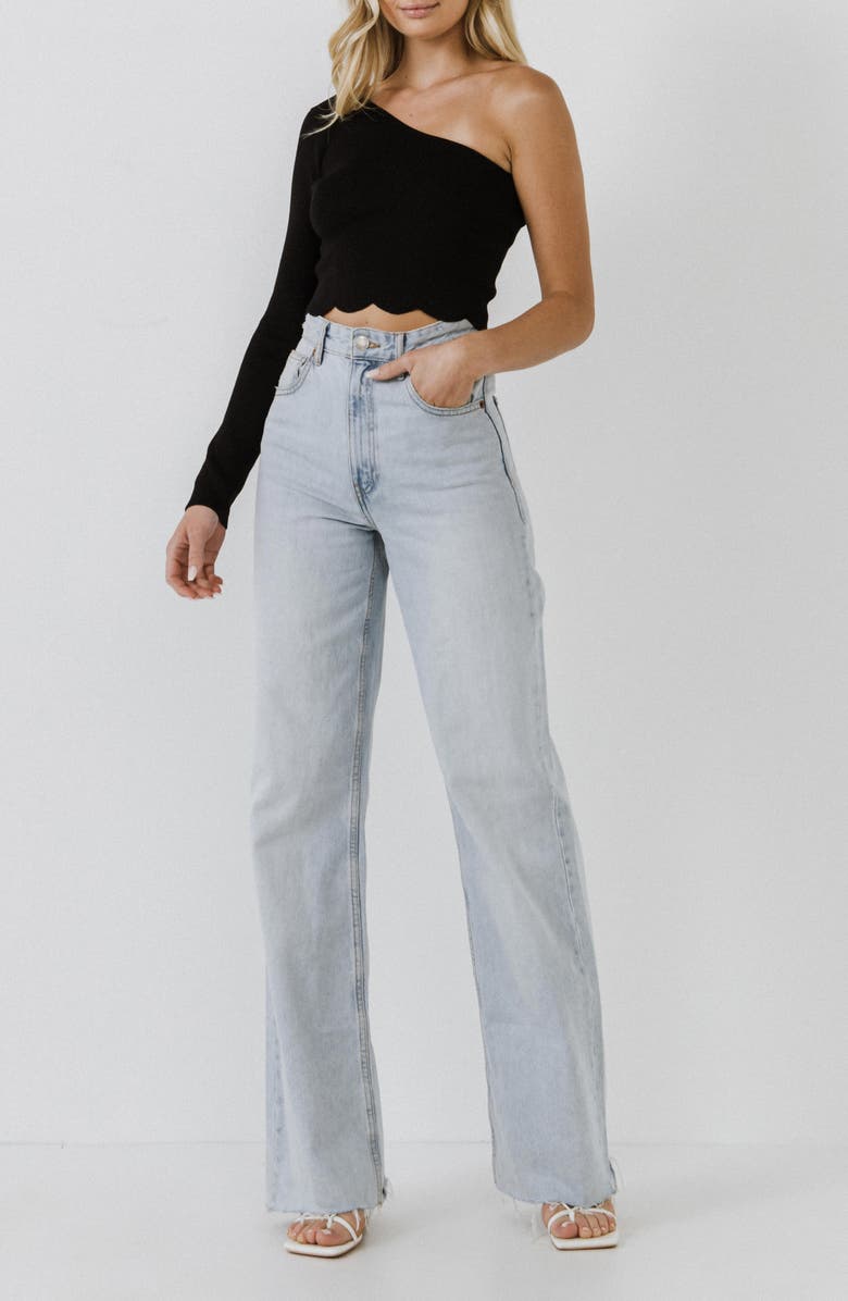 Endless Rose One-Shoulder Top, Alternate, color, 