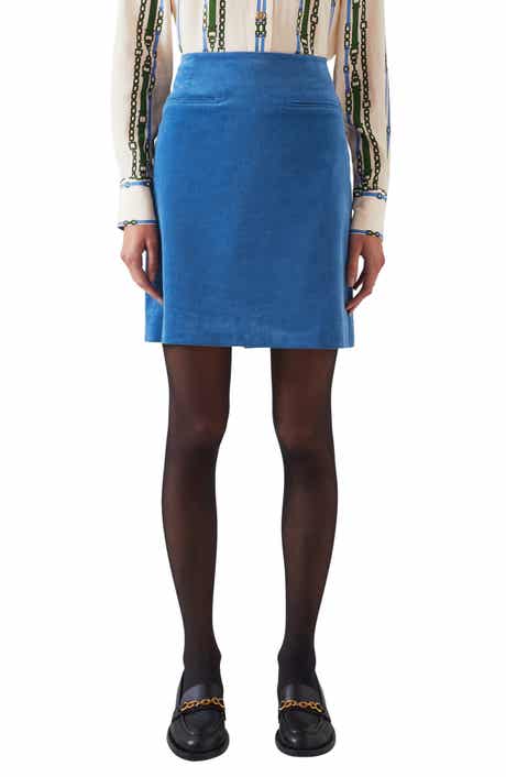 LK Bennett Deborah High Waist Corduroy Skirt