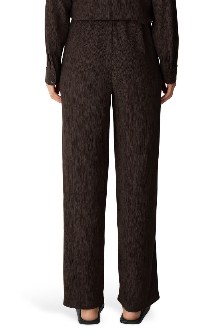 Textured Straight Leg Pants, Alternate, color, TRUFFLE