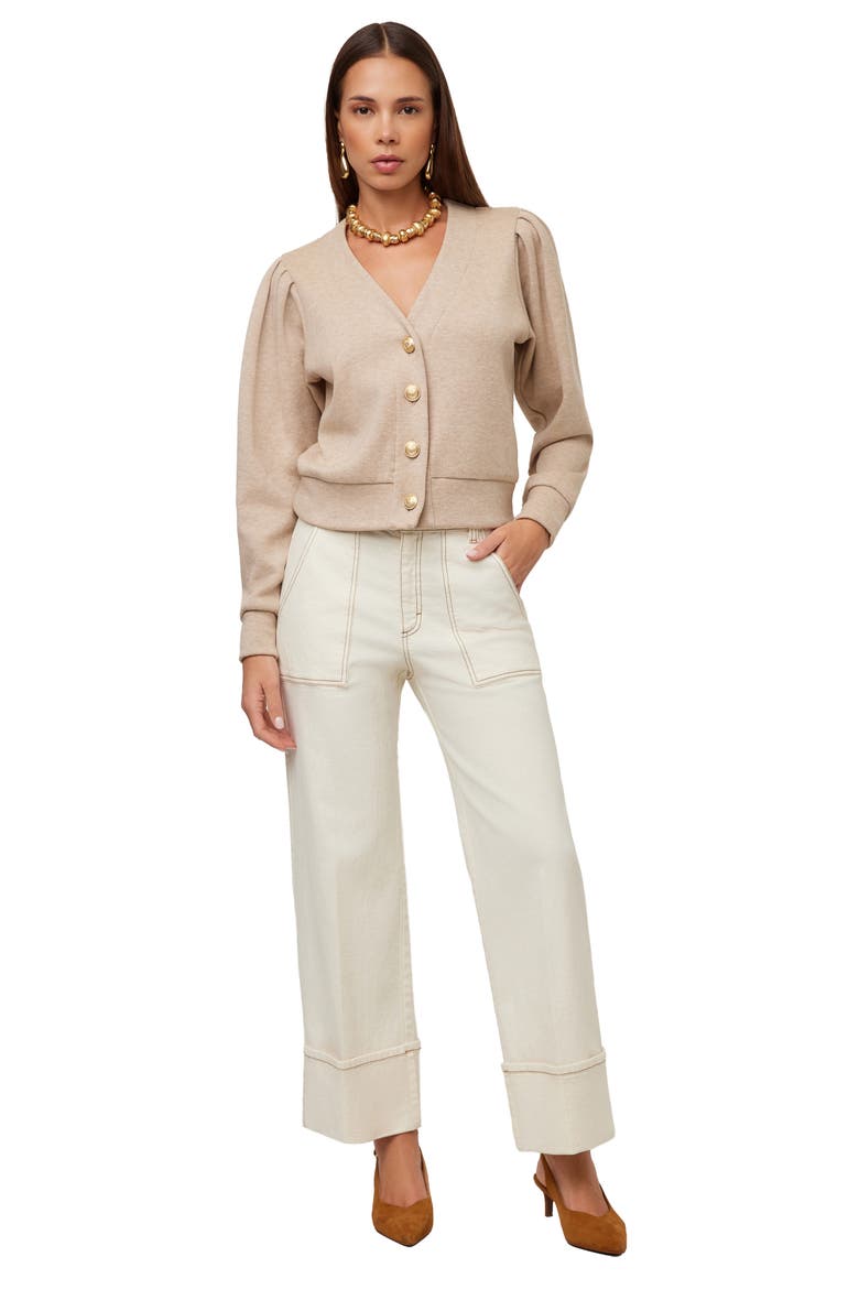 Madeline Cardigan, Alternate, color, LIGHT TAN