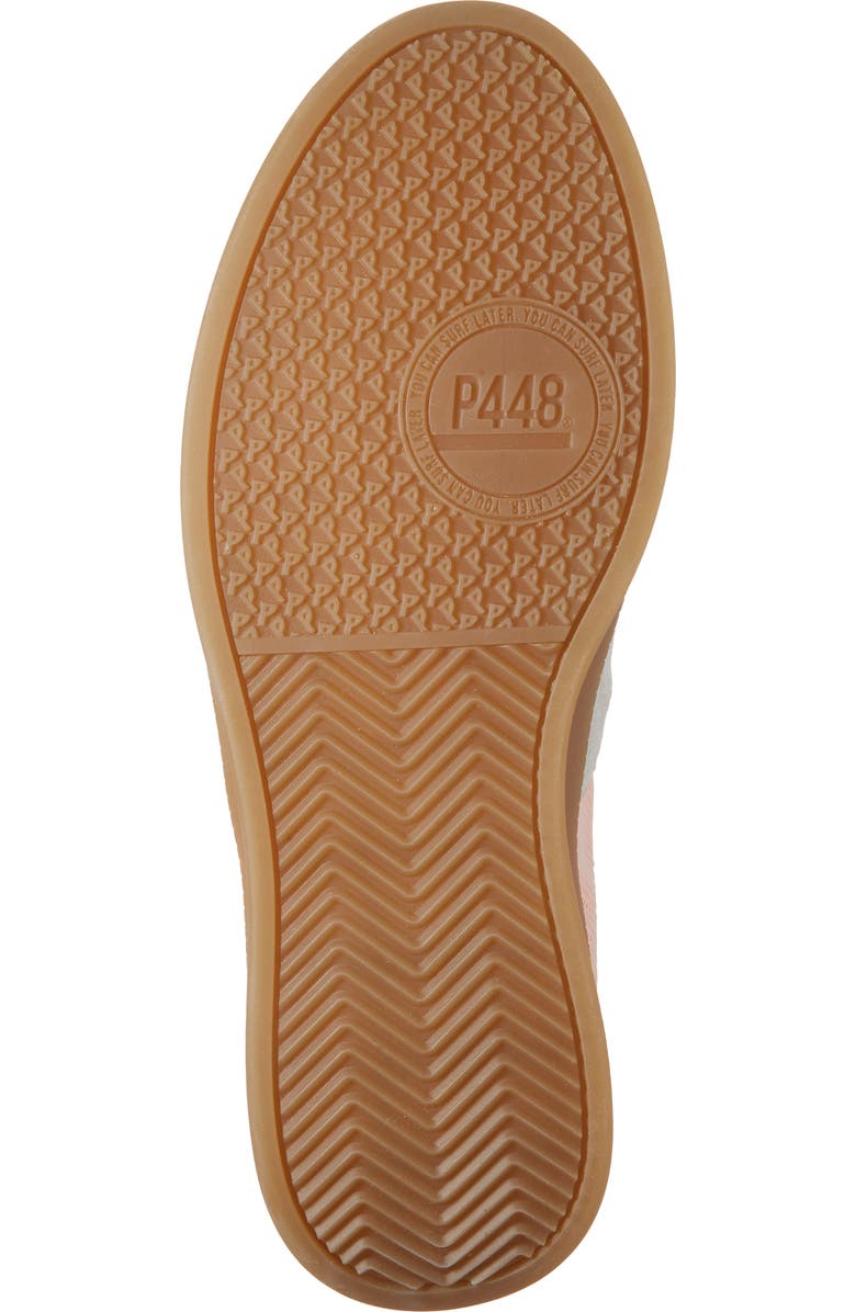 P448 Monza Low Top Sneaker, Alternate, color, White/Orange